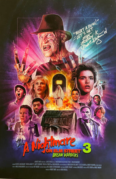 A NIGHTMARE ON ELM STREET - Dream Warriors Signed By Robert Englund