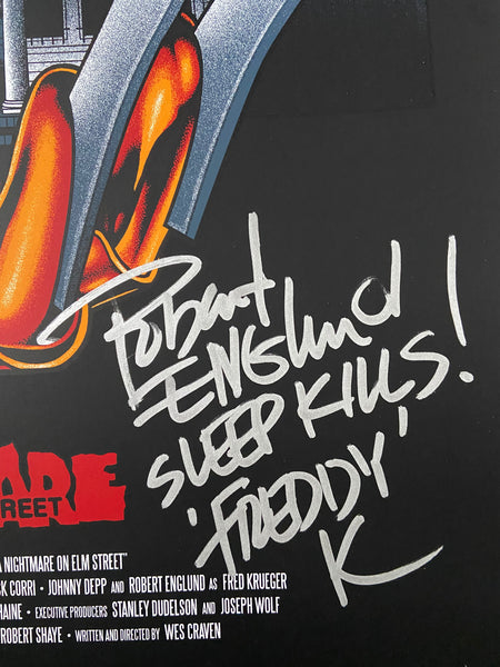 A NIGHTMARE ON ELM STREET by Pitchgrim Signed Autographed