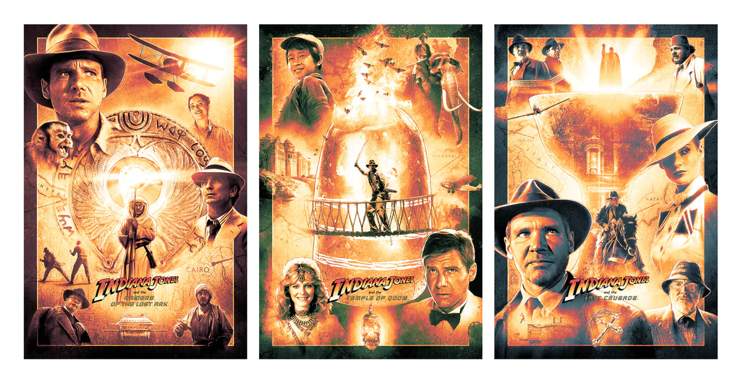 Indiana Jones Trilogy" SET Kevin Wilson